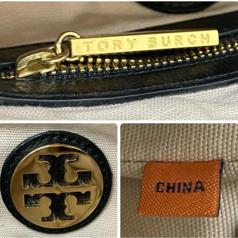 Tory Burch Black leather studded crossbody - Picture 2 of 13